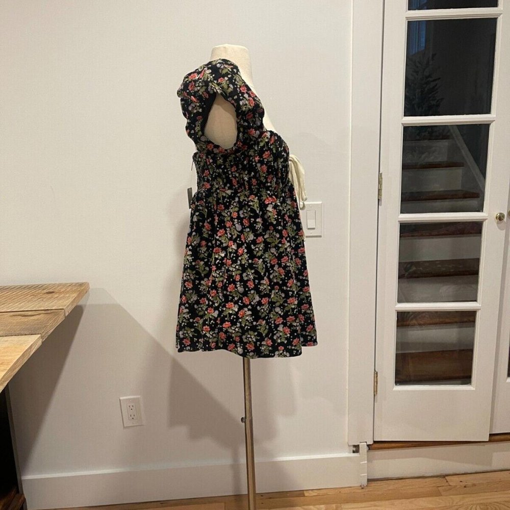 SOLD Free People Corduroy Floral Printed Tunic Babydoll Dress NWOT S… - Picture 13 of 15
